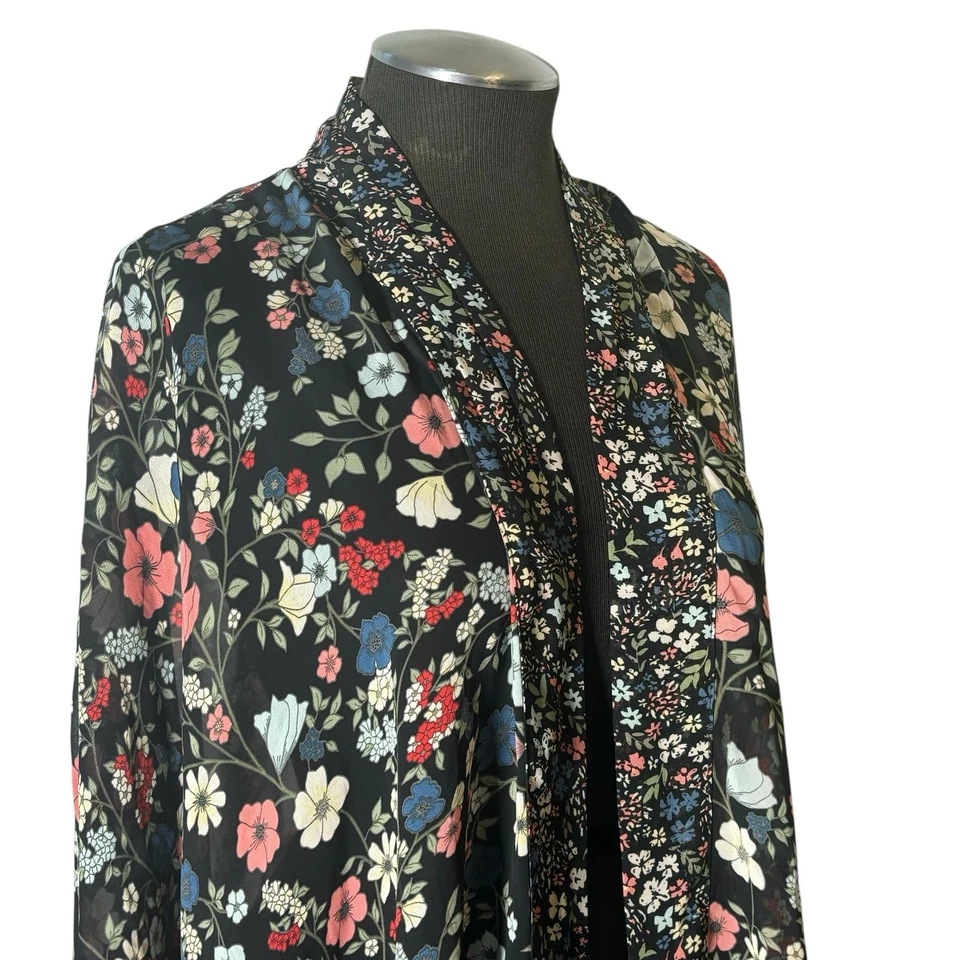 Jessica Simpson – Floral Sheer Open Front Kimono – Maternity – One Size - Image 4 of 4