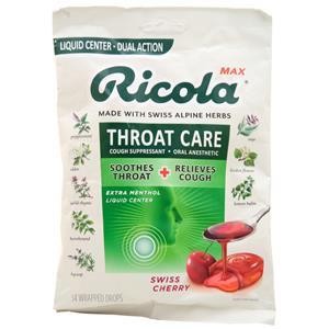 Ricola Ricola MAX Средство от кашля для ухода за горлом капли от кашля вишня 34 капли 2490₽