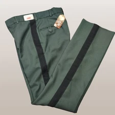 Davis Clothing Co Military Dress Pants Green Black Stripe USAF Army AAFES 29R
