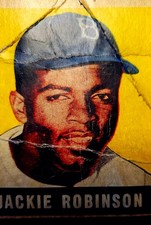 1948 Leaf Jackie Robinson #79 All-Star Baseball Gum Vintage Card
