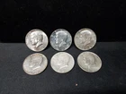 Lot Of 6 - 40% Silver Kennedy Half Dollars US Coins - 1966, 1967, 1968