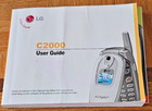 LG C2000  Cell Phone User Guide For Flip Phone