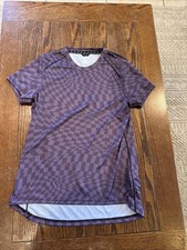 TROY LEE DESIGNS Twisted Checkers SS Purple WOMENS Lilium JERSEY Medium