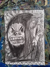 Roman Ways Sketch ACEO ORIGINAL OOAK Graphite Jmg