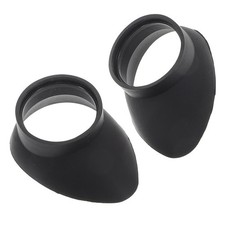 2Pcs Durable Rubber Eyepiece Caps for Microscope Telescope Accessories