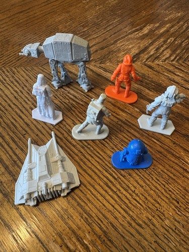 Star Wars Plastic Figures & Vehicles 7 Pieces - Picture 3 of 5