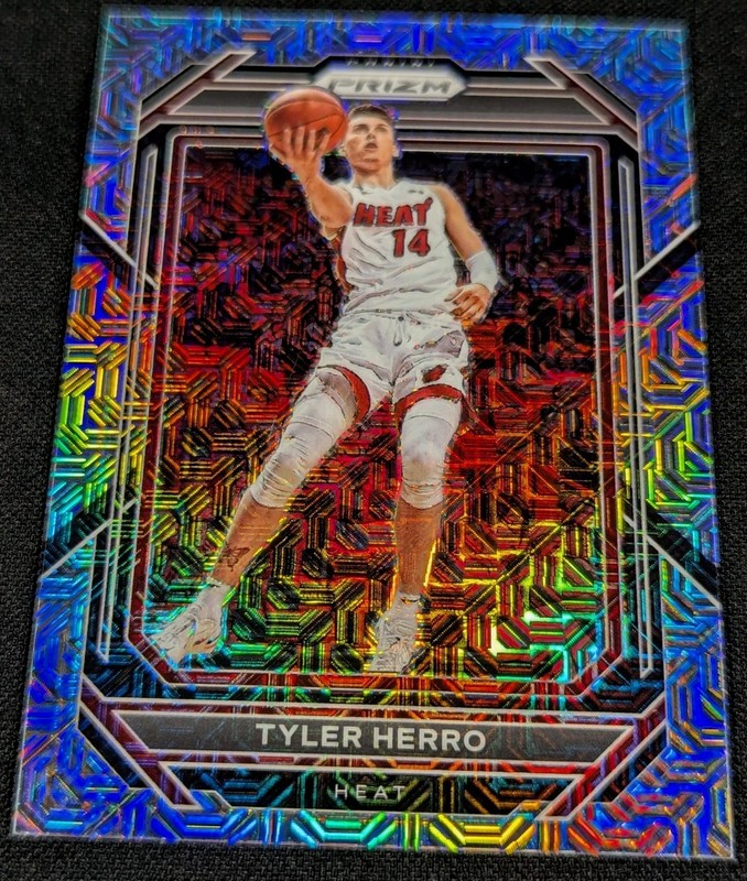 SSP /25 TYLER HERRO ⚡MOJO PRIZM 🚨TRUE BASE NON INSERT #166 2022-23 Panini Prizm
