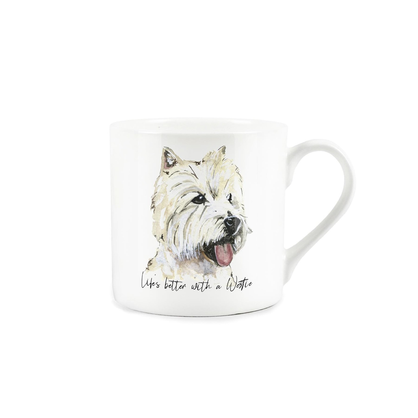 Westie Mug - West Highland Terrier Bone China Tea/Coffee Cup Gift for Dog Lovers