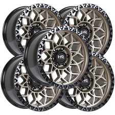 Set Of 5 Hardrock Off-road H108 17x9 5x5 1mm Bronze Wheels Rims 17 Inch