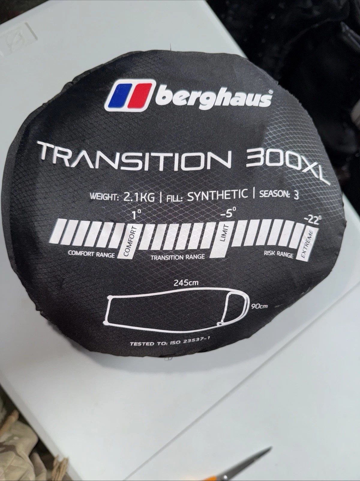 Berghaus Transition 300XL Sleeping Bag 3 Season 245x 90cm 3 Season -5 Synthetic
Opens in a new windo