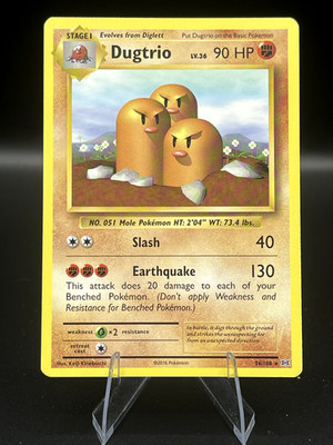 (NM) Dugtrio 56/108 Rare XY Evolutions Pokemon TCG Card 319a-37