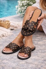 Women s Sandals Slippers Size 38 color brown
