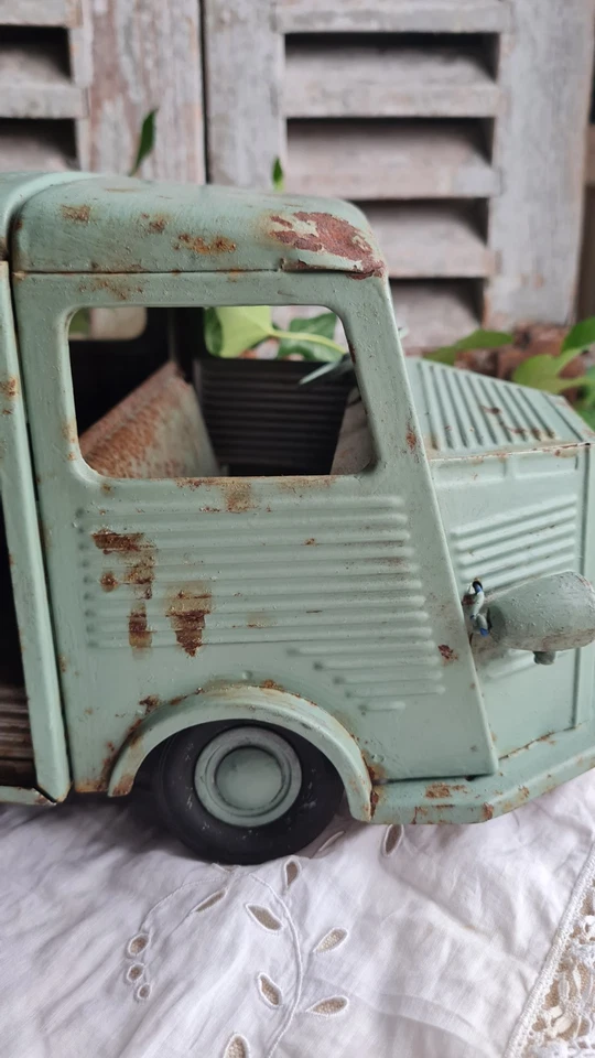 ANCIEN JOUET EN TOLE CAMION JRD CITROEN TUBE - Photo 4/4