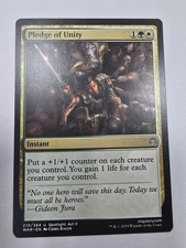 Pledge of Unity War of the Spark Regular Magic The Gathering Mtg Nm 