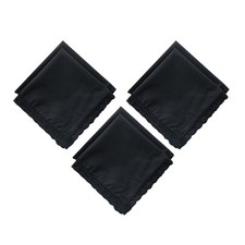 6 Pack of Ladies Embroidery Cotton Handkerchiefs Lace Wedding Hankies