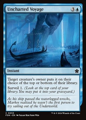 Uncharted Voyage~0053~NM~(FDN) - Foundations~MTG