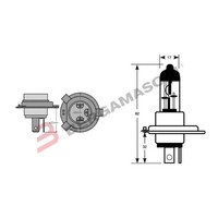 E034190 - HS1 Lampen 12V 35/35W Halogen PX43T