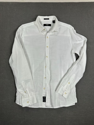 MAVI Short Sleeve Cotton Button-up Long Sleeve Shirt Size Small White