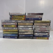 Lot Of 30 Country Cassette Tapes -Tim McGraw, Dolly Parton, Hank Williams  More