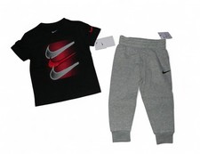 Nike Baby Toddler Boys Joggers Sweatpants T-Shirt Outfit Set 2T NWT