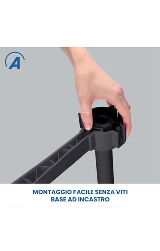 Ardes - AR5ST40PNR Ventilatore a Piantana con Telecomando STEELO - Foto 4 di 6