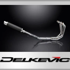 Suzuki GSX650 Katana 650 07-16 Full Exhaust 4-1 14" Round Carbon Muffler