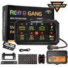 AYXBEAM 8 RGB Gang Switch Panel Set For Can-am Maverick X3 Trail Sport 800 1000