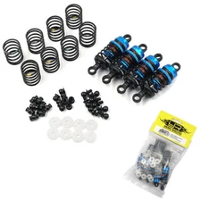 Yeah Racing BBG-0050BU Alum Big Bore Go 50mm Damper (4) Blue : 1/10 Touring Car