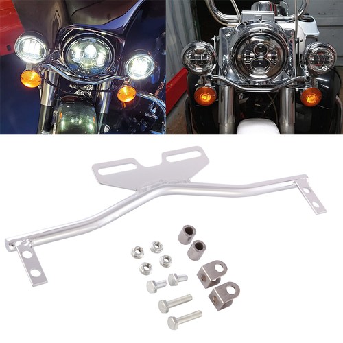 Bar Mount Bracket for Motorcycle Driving Spot Fog Passing Turn Signal Light
