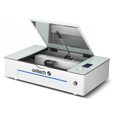 OMTech Polar+ 55W Laser Engraver with Autofocus Rotary Axes Water Chiller - Used
