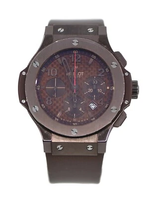 Hublot Big Bang Chocolate Edelstahl Armbanduhr 301.SL.1008.RX - Bild 1 von 4