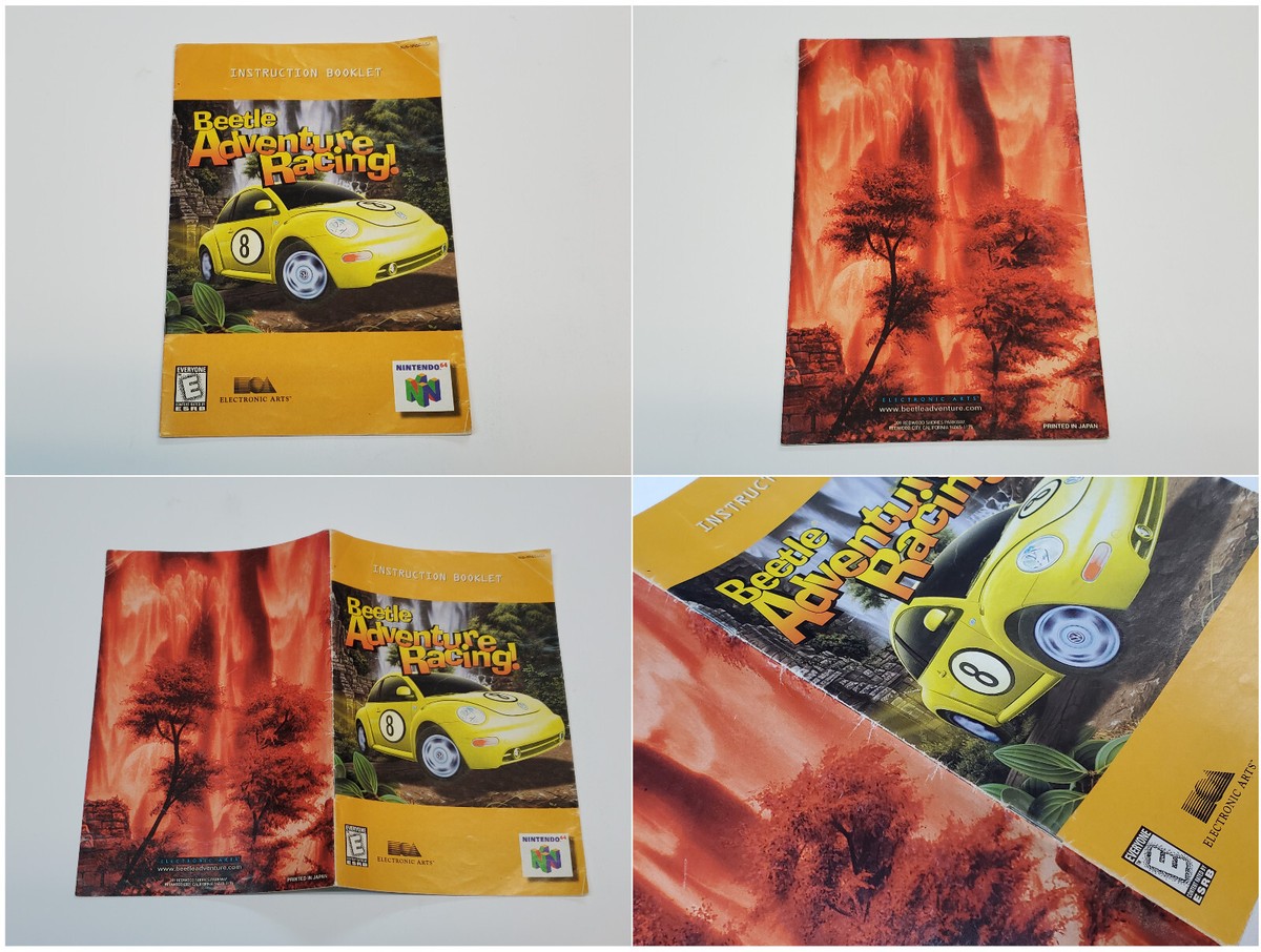 Beetle Adventure Racing N64 Original Nintendo 64 Box & Manual Only