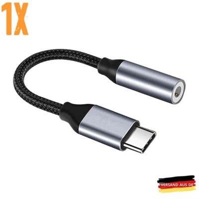 USB Typ C auf zu Aux 3,5mm Klinke Kopfhörer Audio Adapter Hohe Qualität