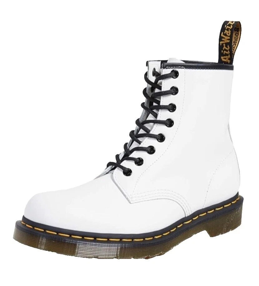 Botas brancas masculinas Dr. Martens