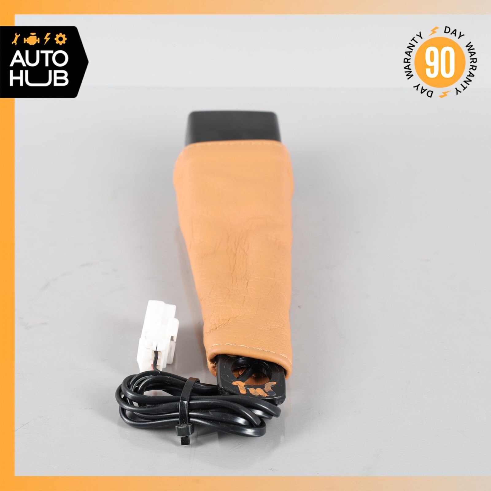 08-19 Maserati GranTurismo Front Left or Right Seat Belt Buckle Cuoio OEM 61k