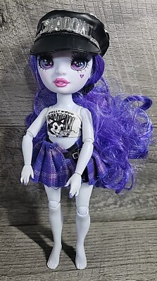 Rainbow Vision Shadow High Neon Shadow Band Uma Purple Hair With Hat