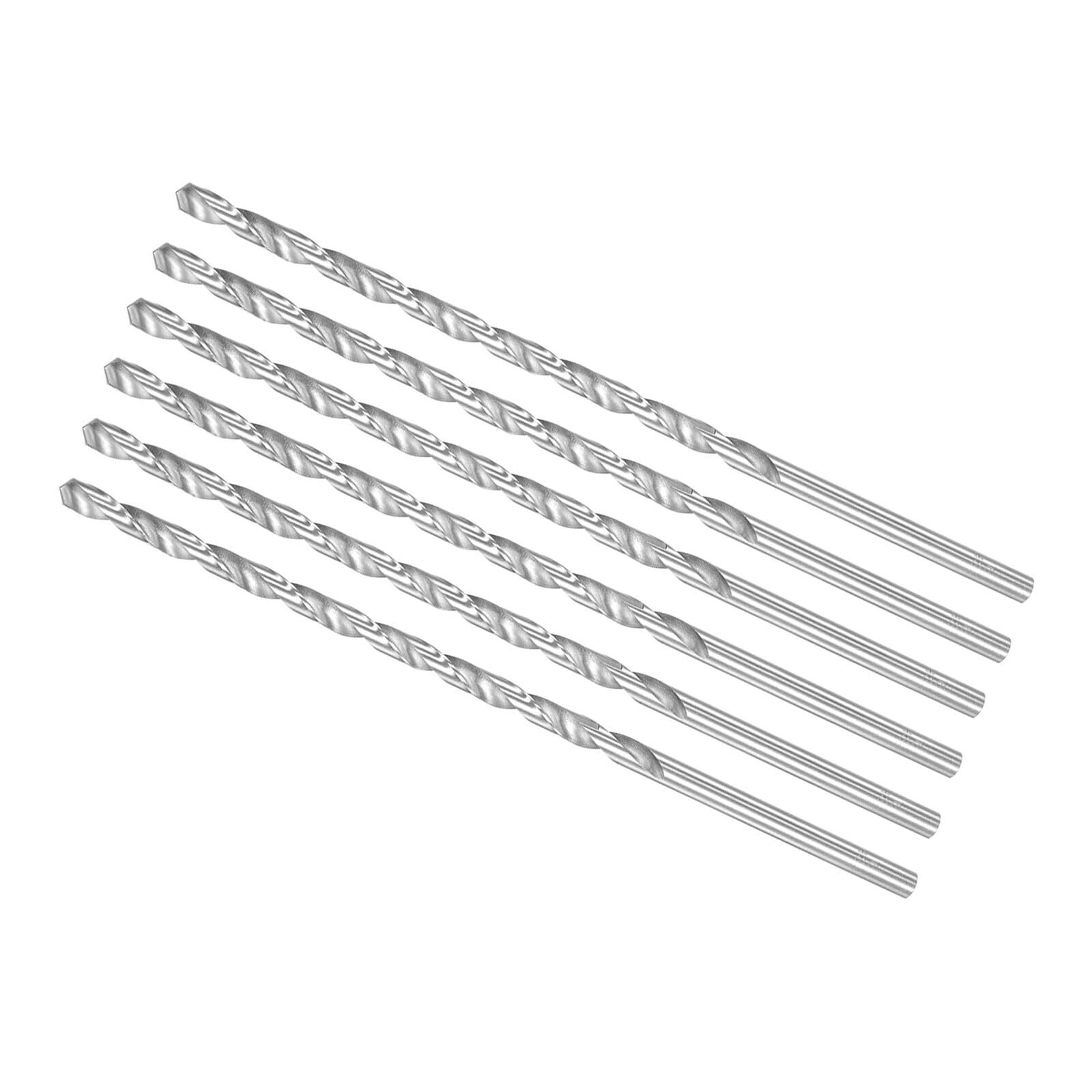 CoCud Punta Trapano 6mm x 200mm Extra Lunga HSS | Foratura Acciaio e Legno