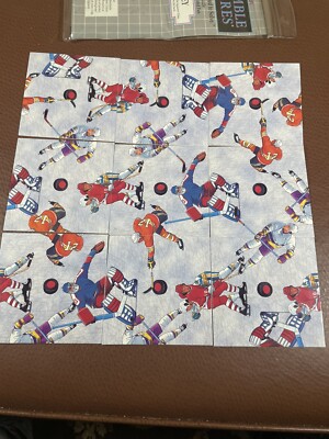 SCRAMBLE SQUARES WORLD'S MOST CHALLENGING 9-PIECE PUZZLE - HOCKEY