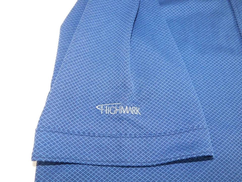 Cutter & Buck Dry Tec Mens Blue Long Sleeve Button Shirt Size L - Image 4 of 4