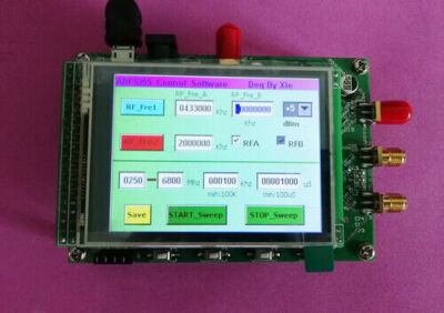 NEW ADF5355 Colour Touch Screen Module VCO Microwave Frequency Synthesizer PLL