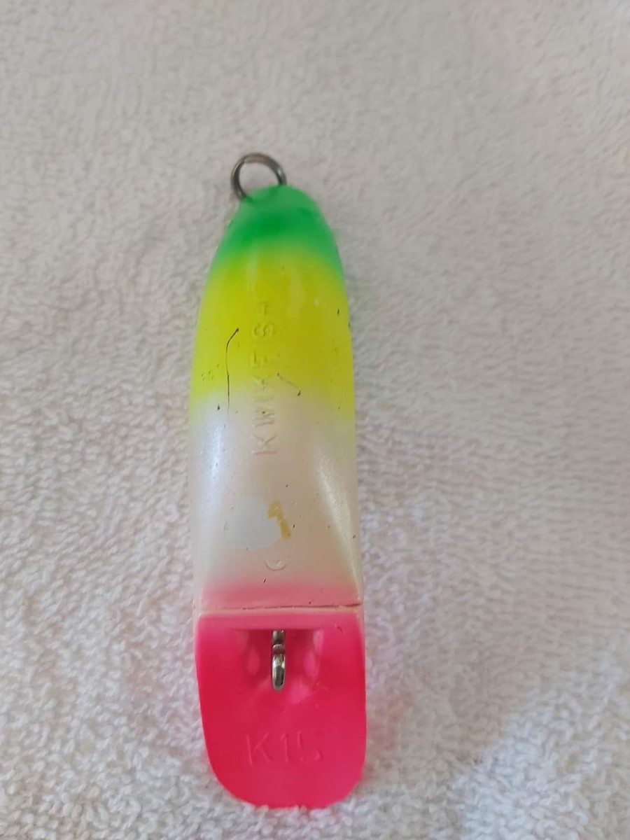 Leurre De Pêche Luhr Jensen K15 Kwikfish Willie’s Secret - Rose Métallisé - Ancien