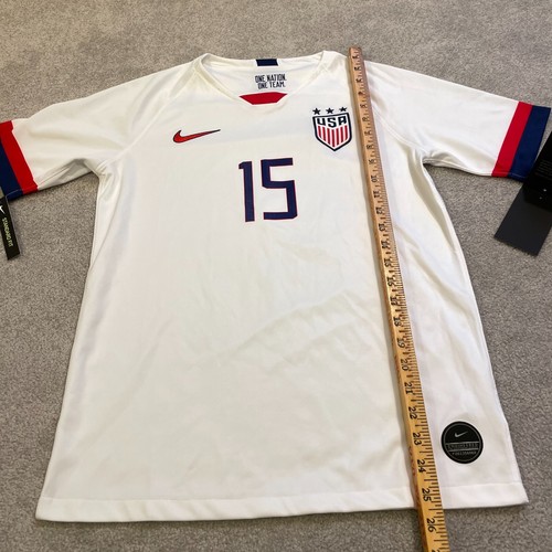 Camiseta Megan Rapinoe Juvenil Unisex XL USWNT 2019 Equipo EE. UU. Casa DriFit Fútbol Nike - Imagen 5 de 24