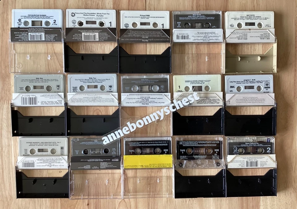 Cassette Tape Album lot of 15 used-Various artists-Tested Foto 3 de 4