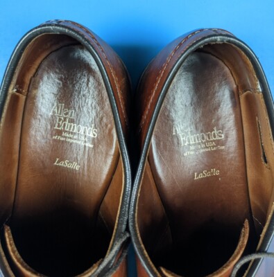 ALLEN EDMONDS LaSalle Split Toe Brown Dress Shoes Mens Size  display picture 1