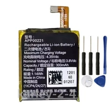 3.8V 300mAh APP00221 Bttery For Apack APP00221 Watch 1ICP4/24/27 +Tools