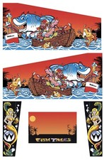 Stickers Fish Tales Modele 2 (non original)  Pour Pincab Flipper