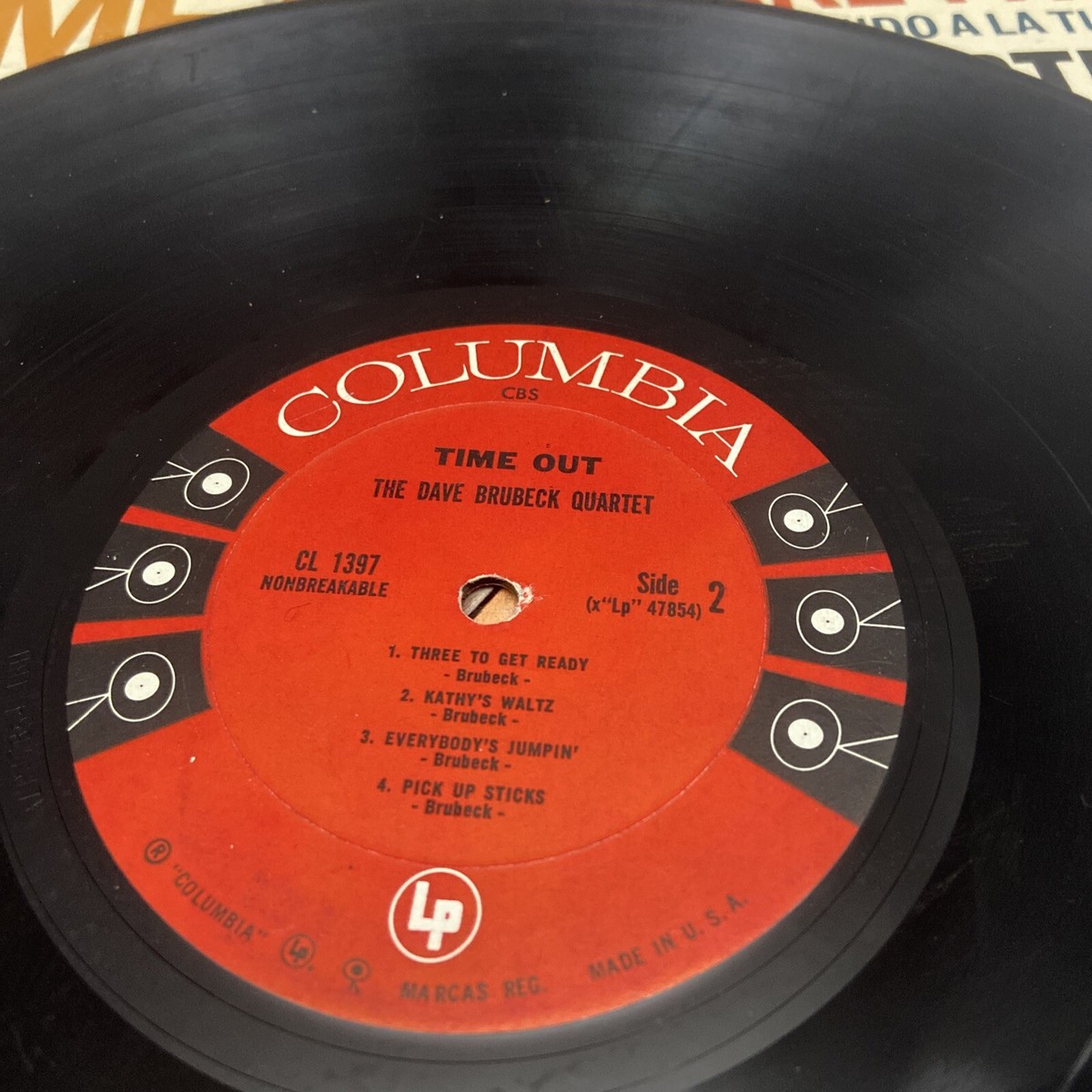 Columbia CL 1397 - Dave Brubeck Quartet - Time Out - 6 Eye