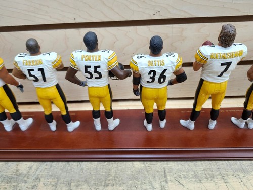 Pittsburgh Steelers Super Bowl XL Football Statue Team Set Danbury Mint 2006 - Picture 9 of 18