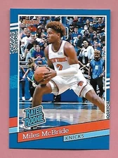 Miles Deuce McBride 2021-22 Panini Instant Rated Rookie RC Knicks #30 PR 2502