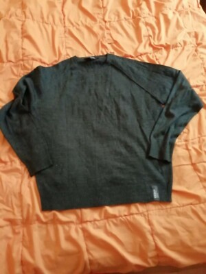 Pull avec col V gris foncé homme La Halle